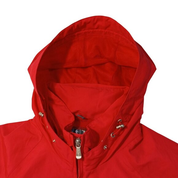 Pacific Trail Ladies Red Hooded Outdoor Jacket M Adjustable Cuffs & Pockets Mens - Picture 13 of 13